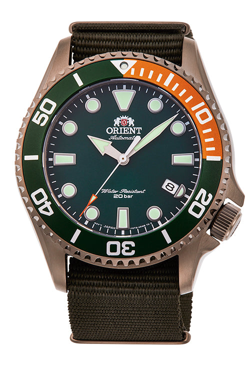 Orient green online diver